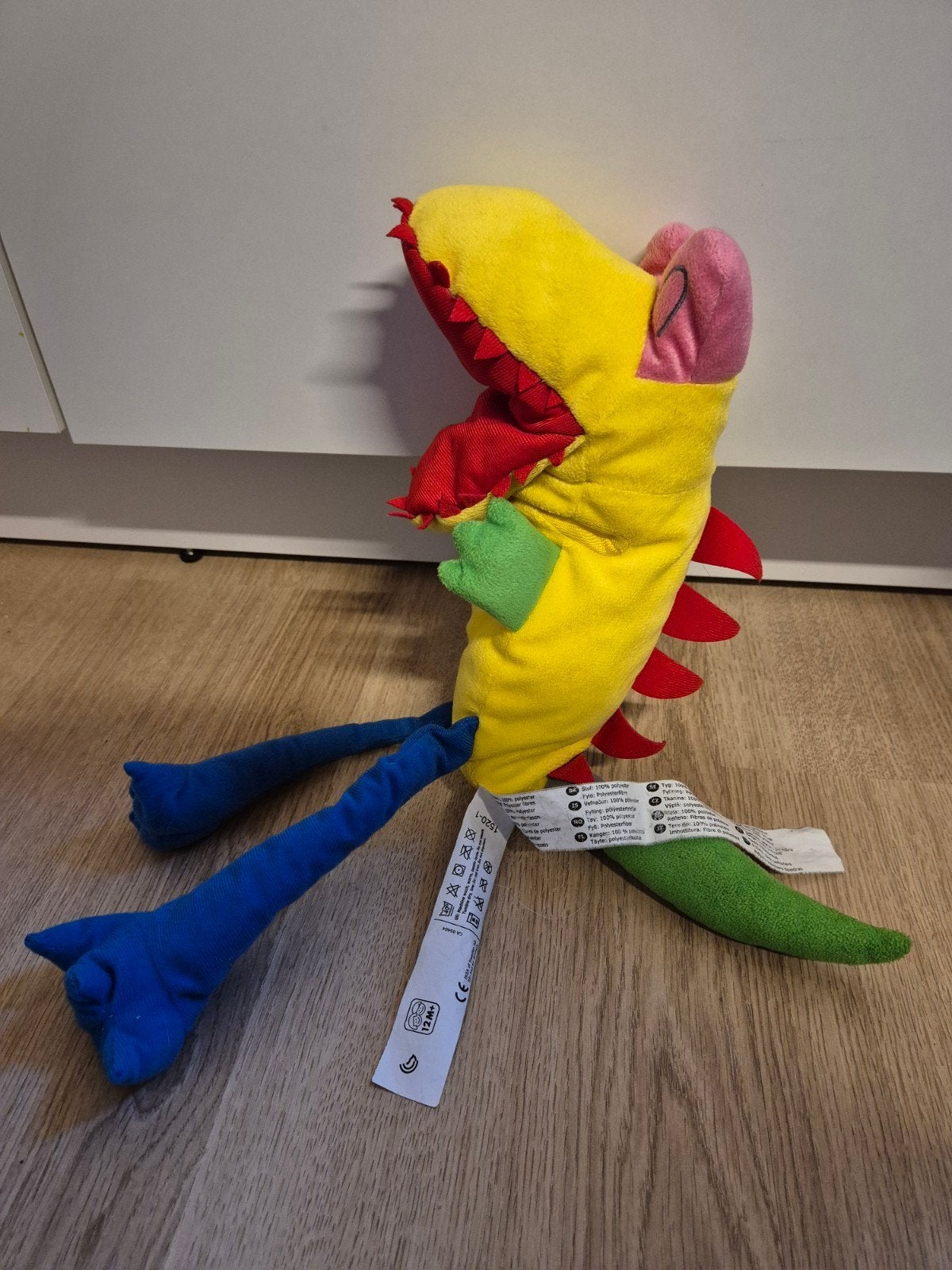 IKEA krokodil knuffel sagoskatt 38 cm, Kinderen en Baby's, Ophalen of Verzenden