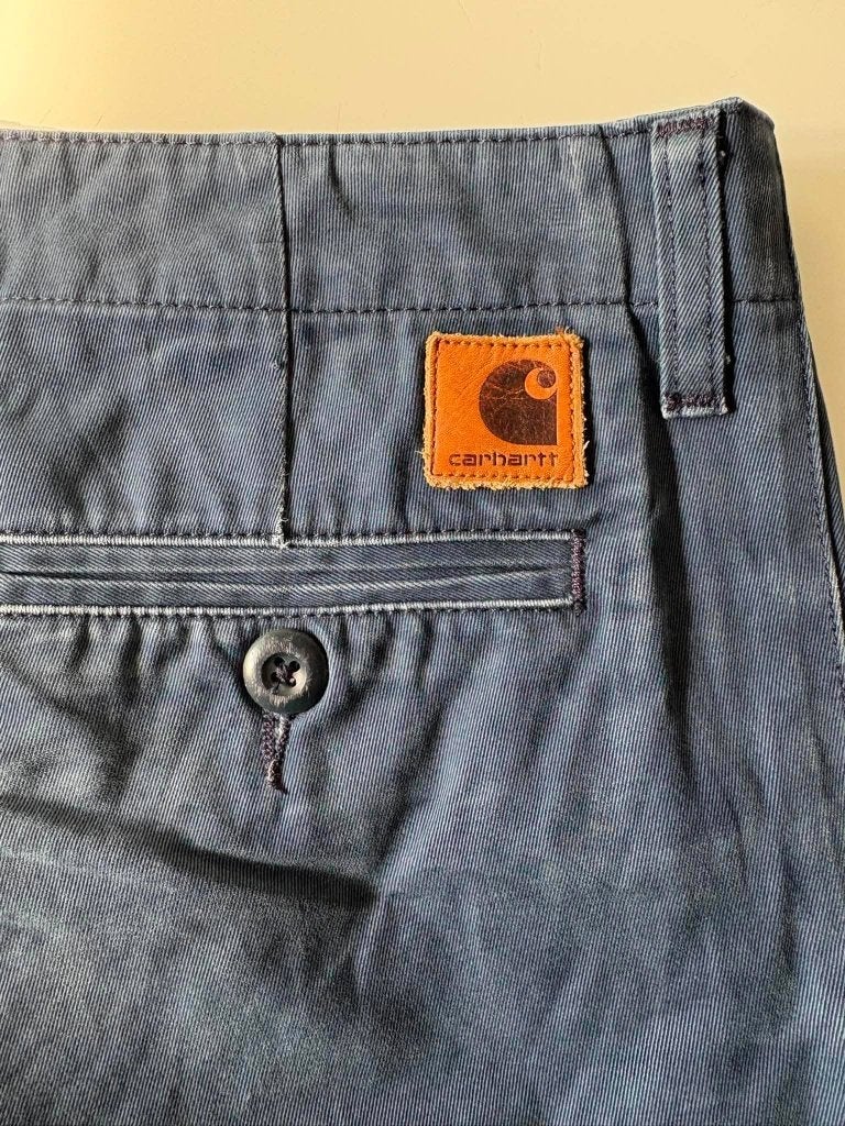 Carhartt WIP Club Pant chino broek — W28 x L32 — Donkerblauw, Blauw, Carhartt, Ophalen of Verzenden, Zo goed als nieuw