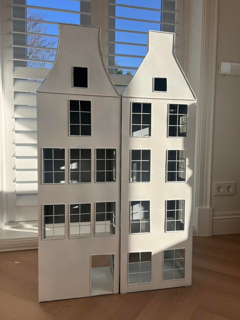 Grote gietijzeren witte huizen, Ophalen, Zo goed als nieuw