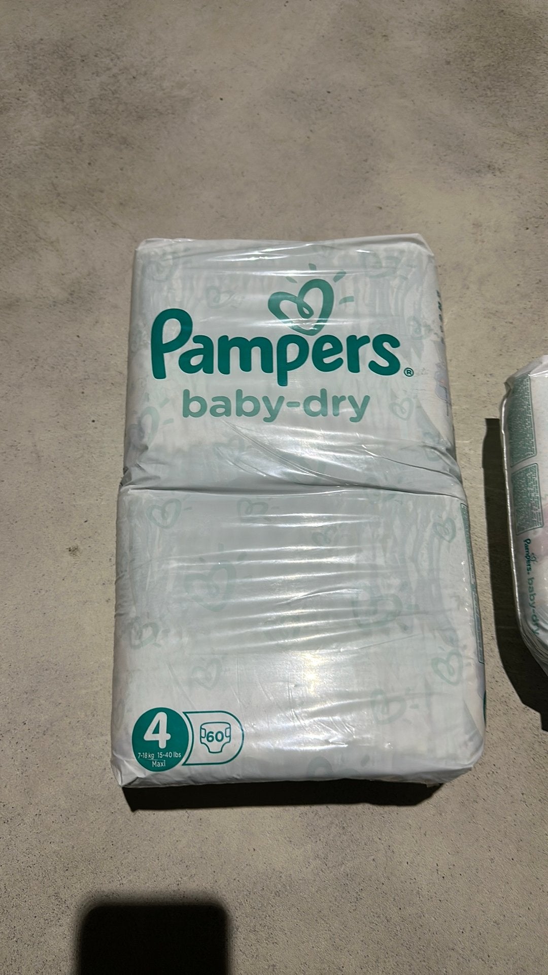 2x vintage Pampers baby dry maat 4, Ophalen of Verzenden, Zo goed als nieuw, Overige typen