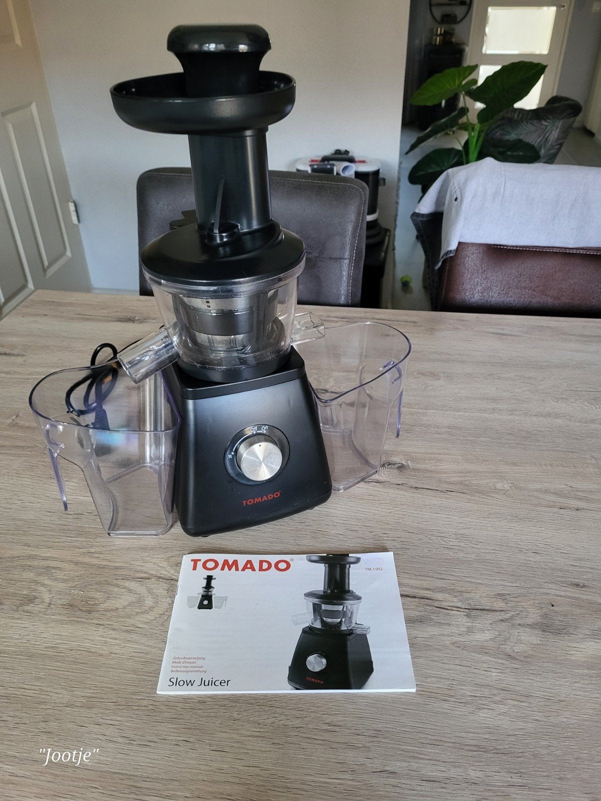 Slow/sap Juicer, Witgoed en Apparatuur, Minder dan 1 liter, Ophalen, Zo goed als nieuw