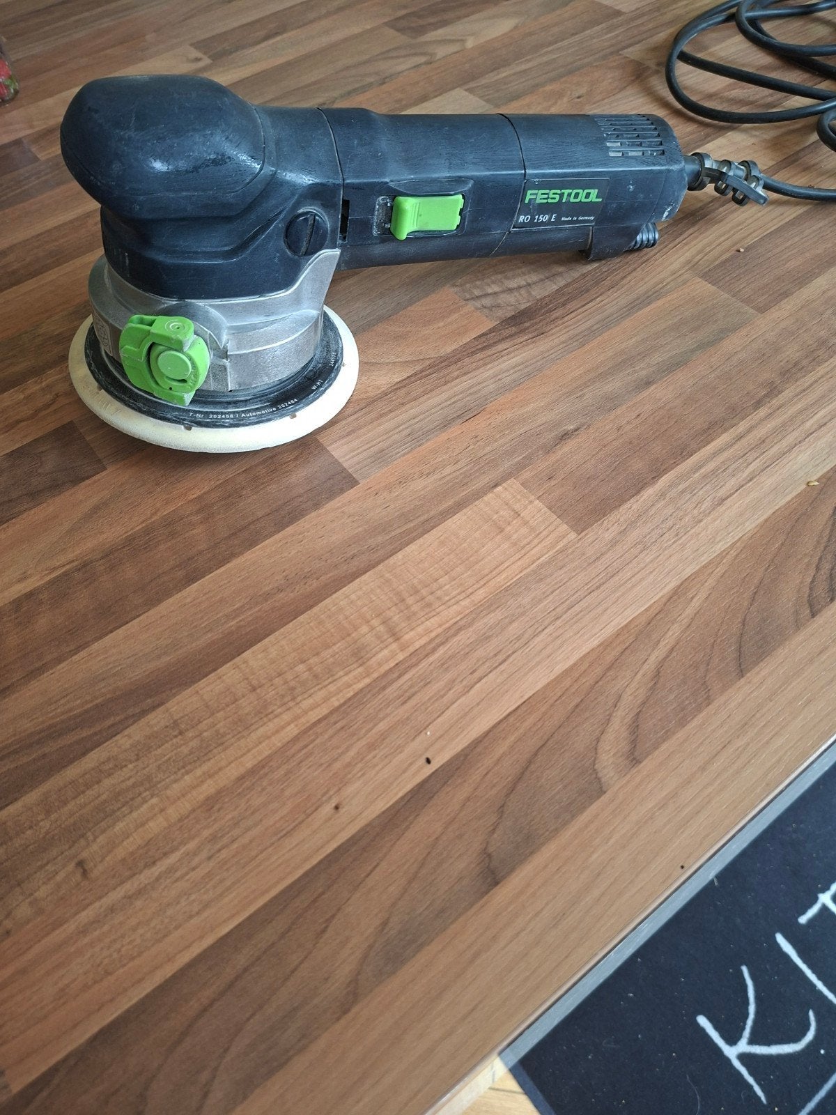 Festool RO 150 E Excentrische Schuurmachine met toebehoren, Ophalen, Gebruikt, Minder dan 600 watt, Excentrische schuurmachine