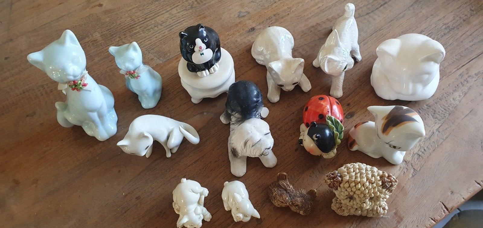 poezen beelden verzameling, Verzamelen, Ophalen of Verzenden, Zo goed als nieuw, Hond of Kat, Beeldje of Figuurtje