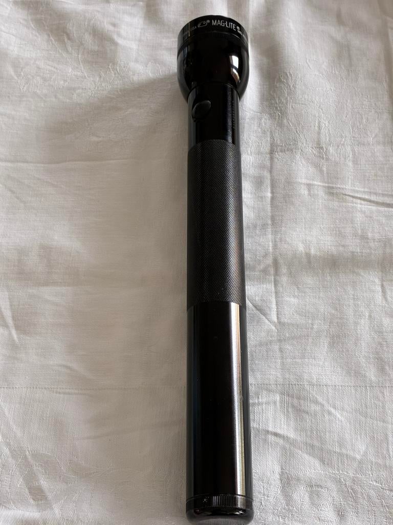 Mag-LiteStaaflamp type 4 D-cell, zwart, Ophalen of Verzenden, Zo goed als nieuw, Batterij