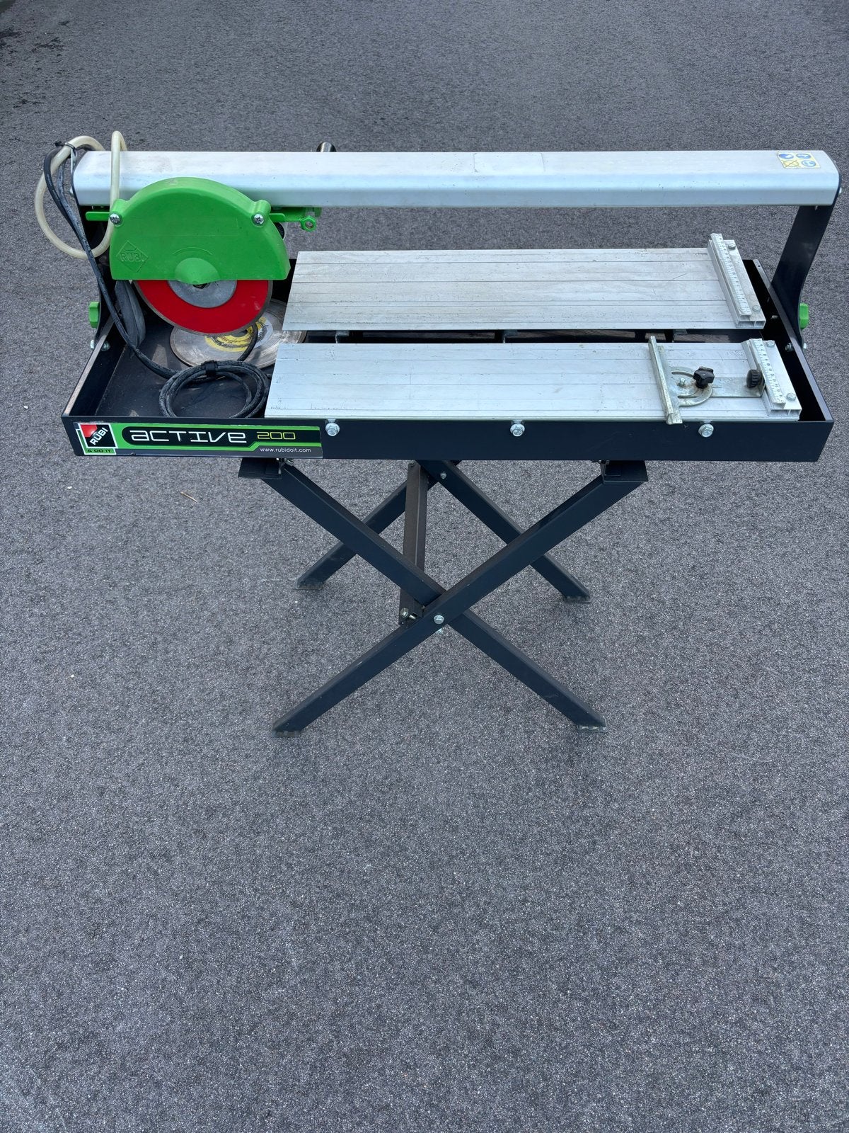 Rubi Active 200 Tegelsnijmachine, Ophalen, Gebruikt