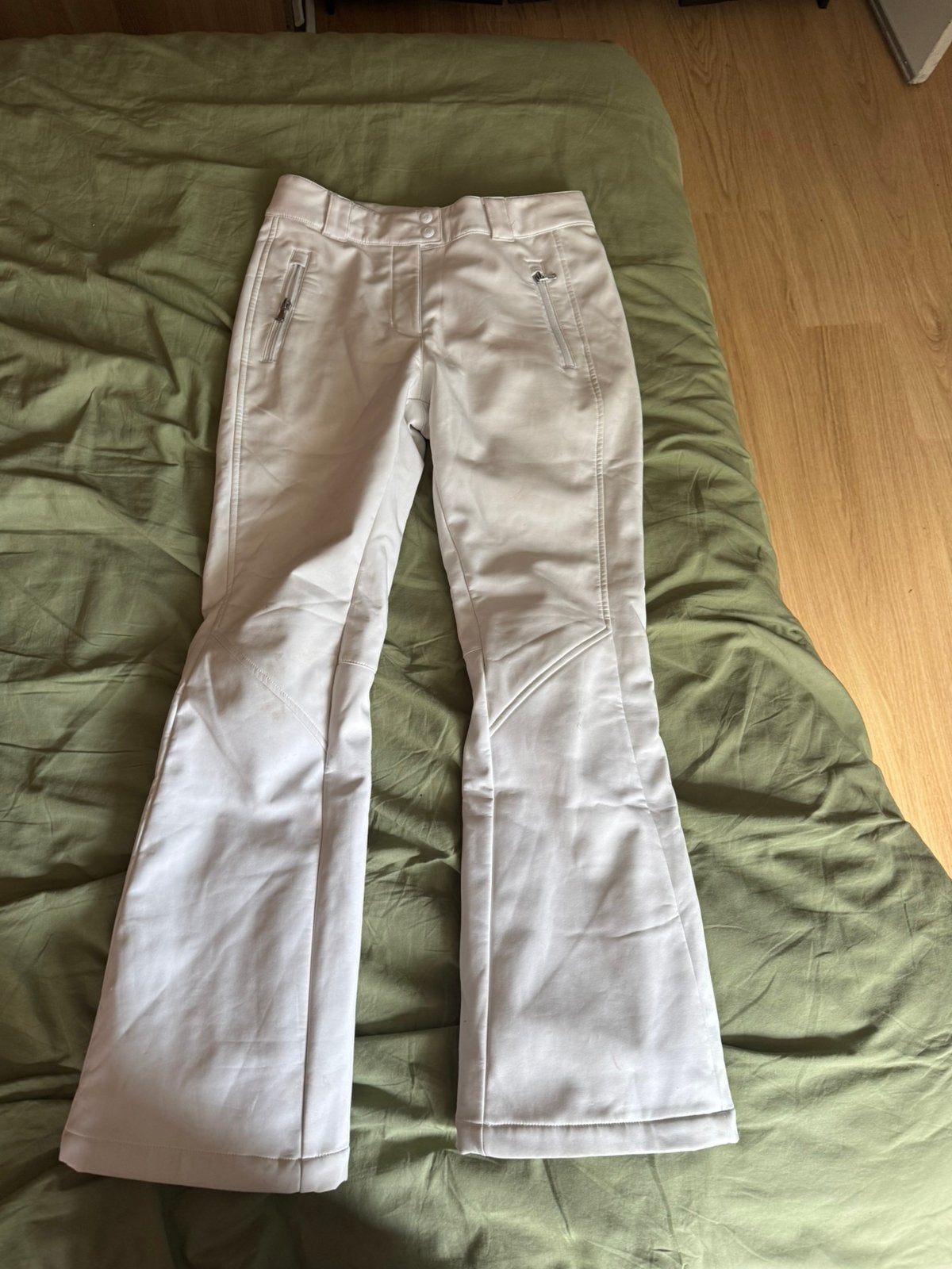 Witte skibroek aquabase pro etirel, Kleding | Dames, Ophalen of Verzenden, Gedragen, Wit, Overige jeansmaten