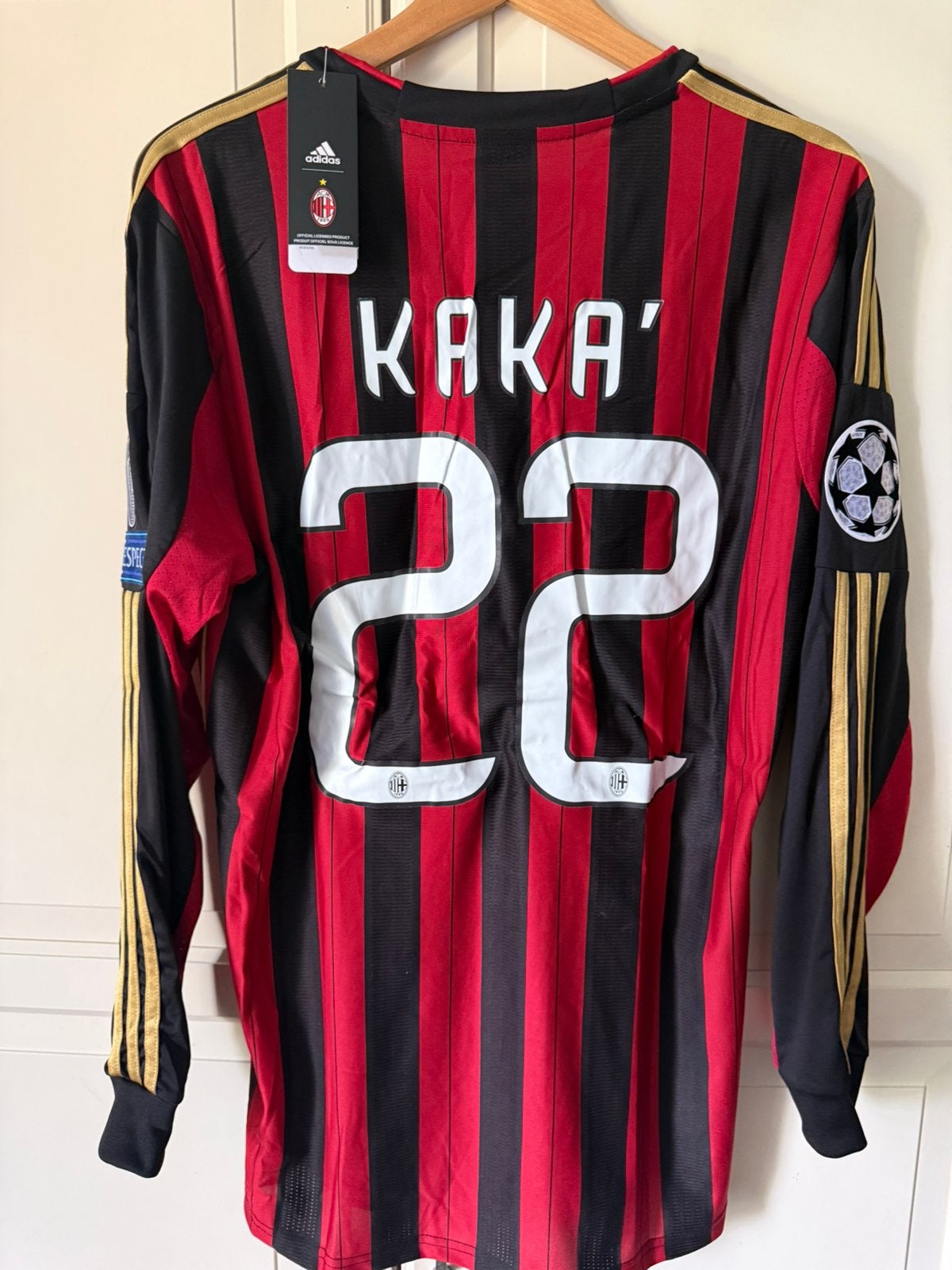 Retro shirt kaka shirt #22 maat L, Ophalen of Verzenden, Nieuw, Buitenlandse clubs, Shirt