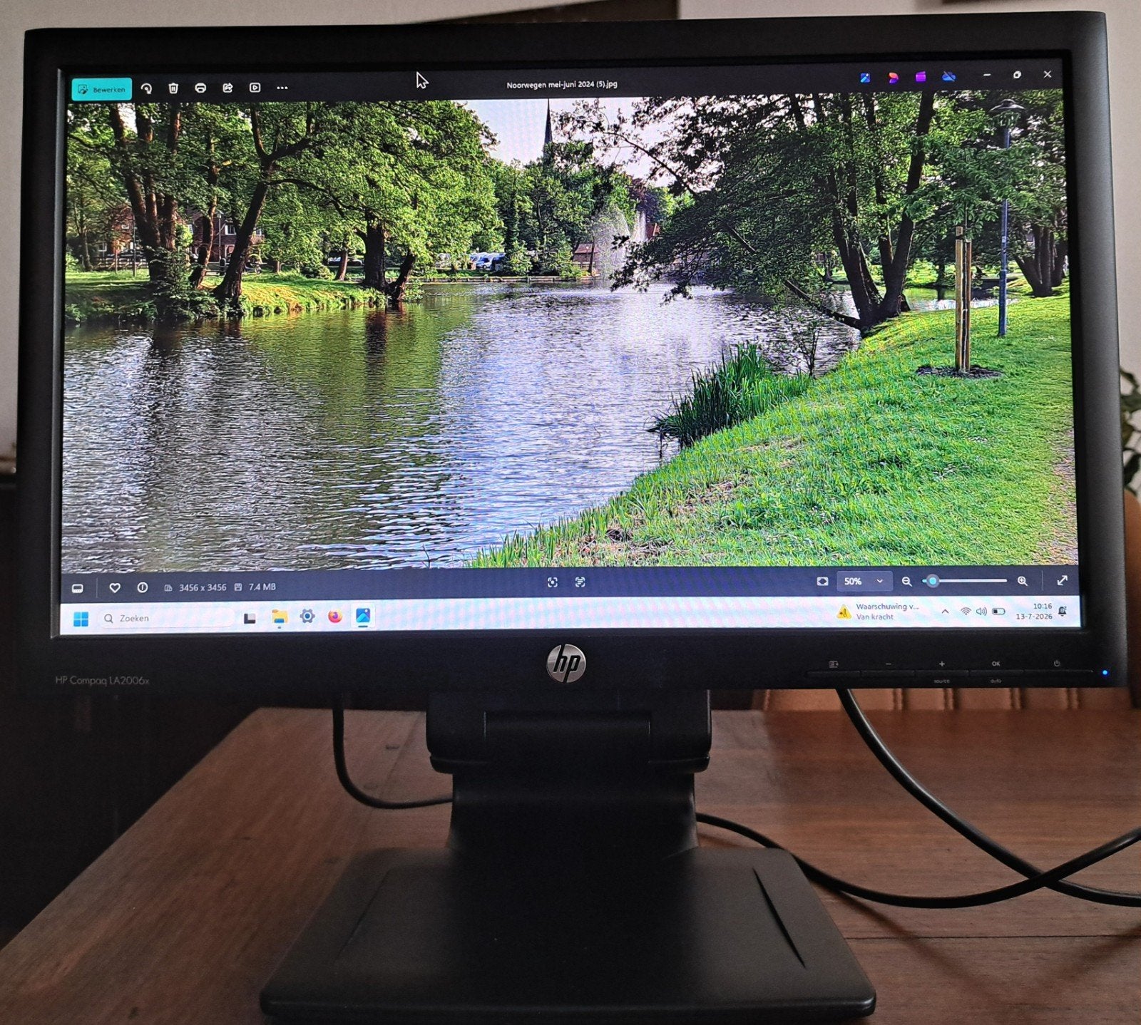 HP Compaq lcd tft monitor, Computers en Software, Monitoren, HDMI, Ophalen of Verzenden, Overige typen, Overige resoluties