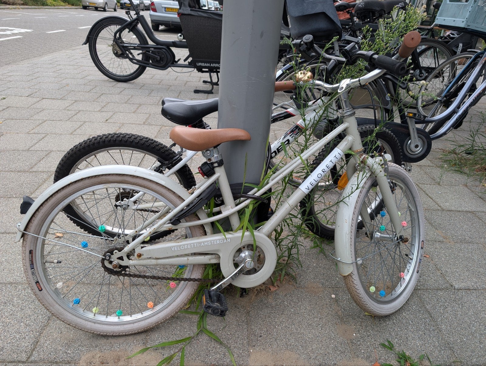 Veloretti mosgroene kinderfiets 20", Ophalen, Gebruikt, 20 inch of meer