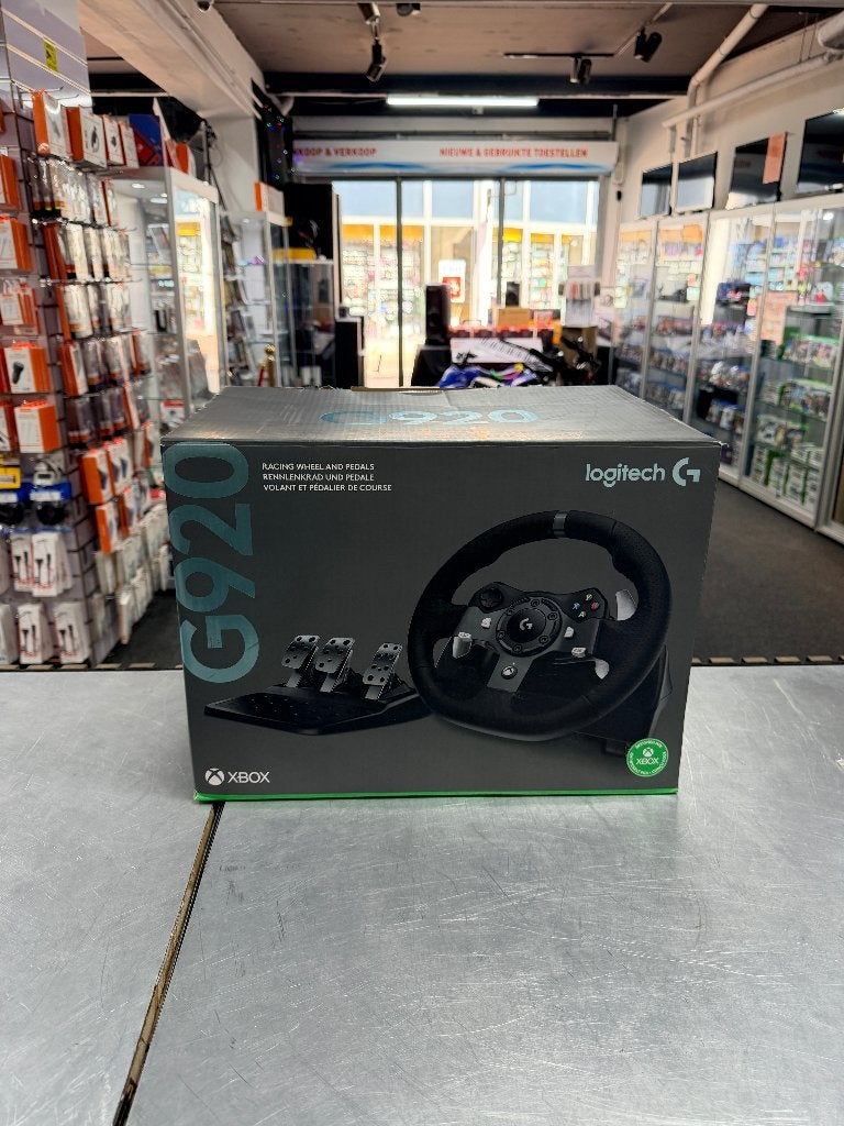 Logitech G920 Xbox Stuur met Pedalen | ZGAN, ., Ophalen of Verzenden, Zo goed als nieuw, .