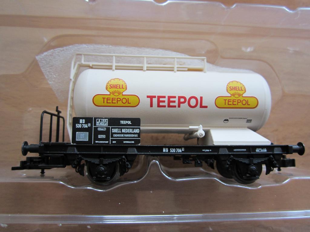 Liliput L225007 tankwagon Shell 7 euro, Wisselstroom, Wagon, Ophalen of Verzenden, Liliput