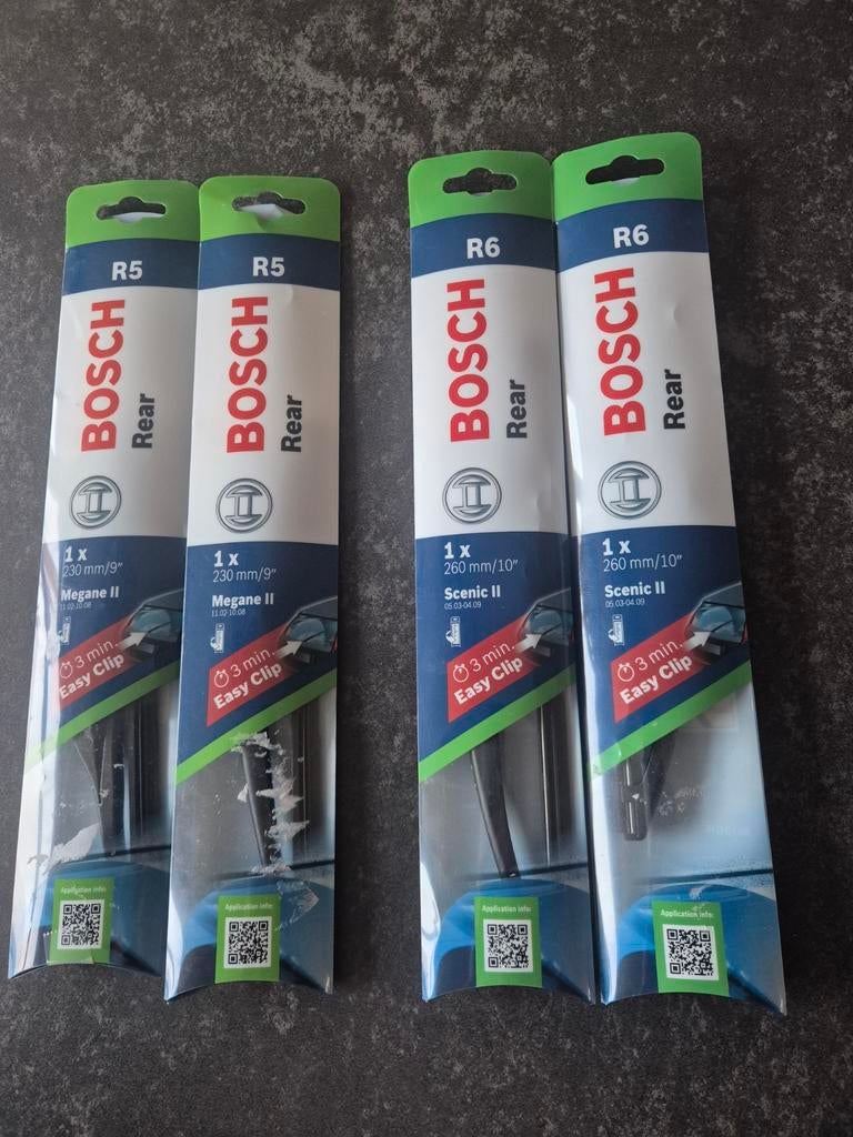 Bosch ruitenwissers R5 en R6 Renault Megane en/of Scenic, Ophalen of Verzenden, Nieuw, Renault