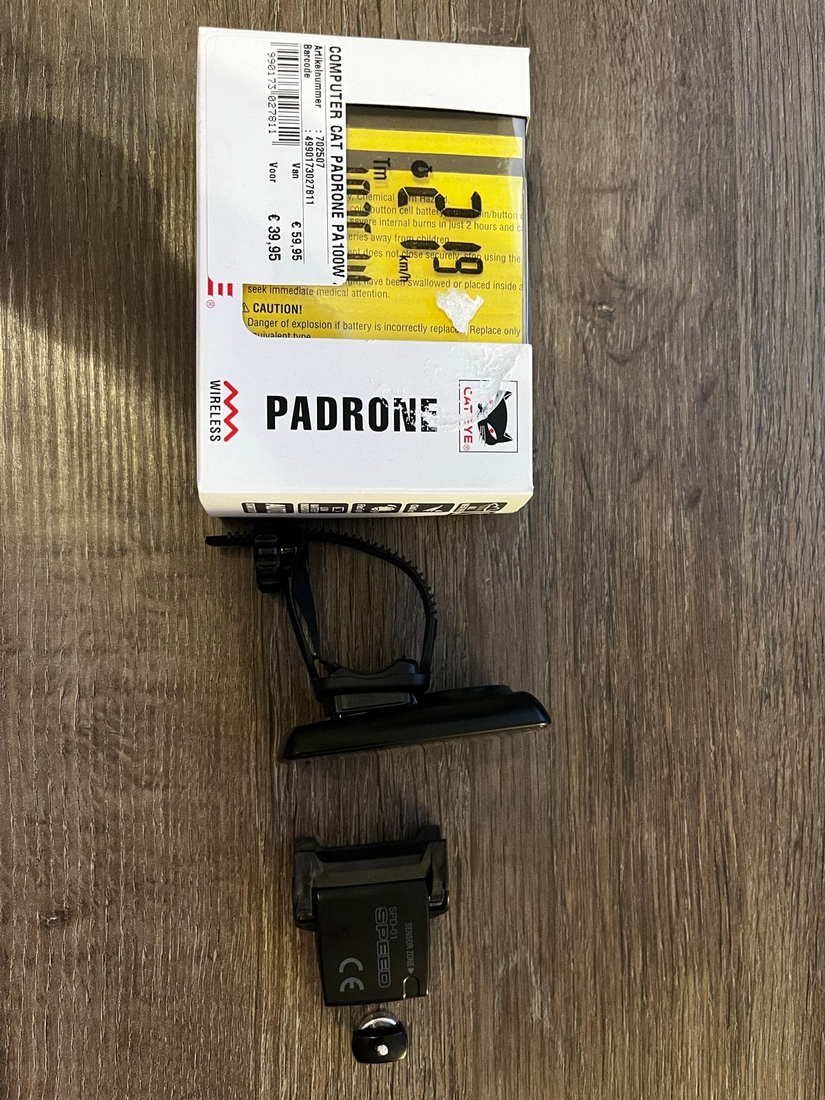 Padrone PA100W draadloze fietscomputer, Ophalen of Verzenden, Draadloos, Zo goed als nieuw