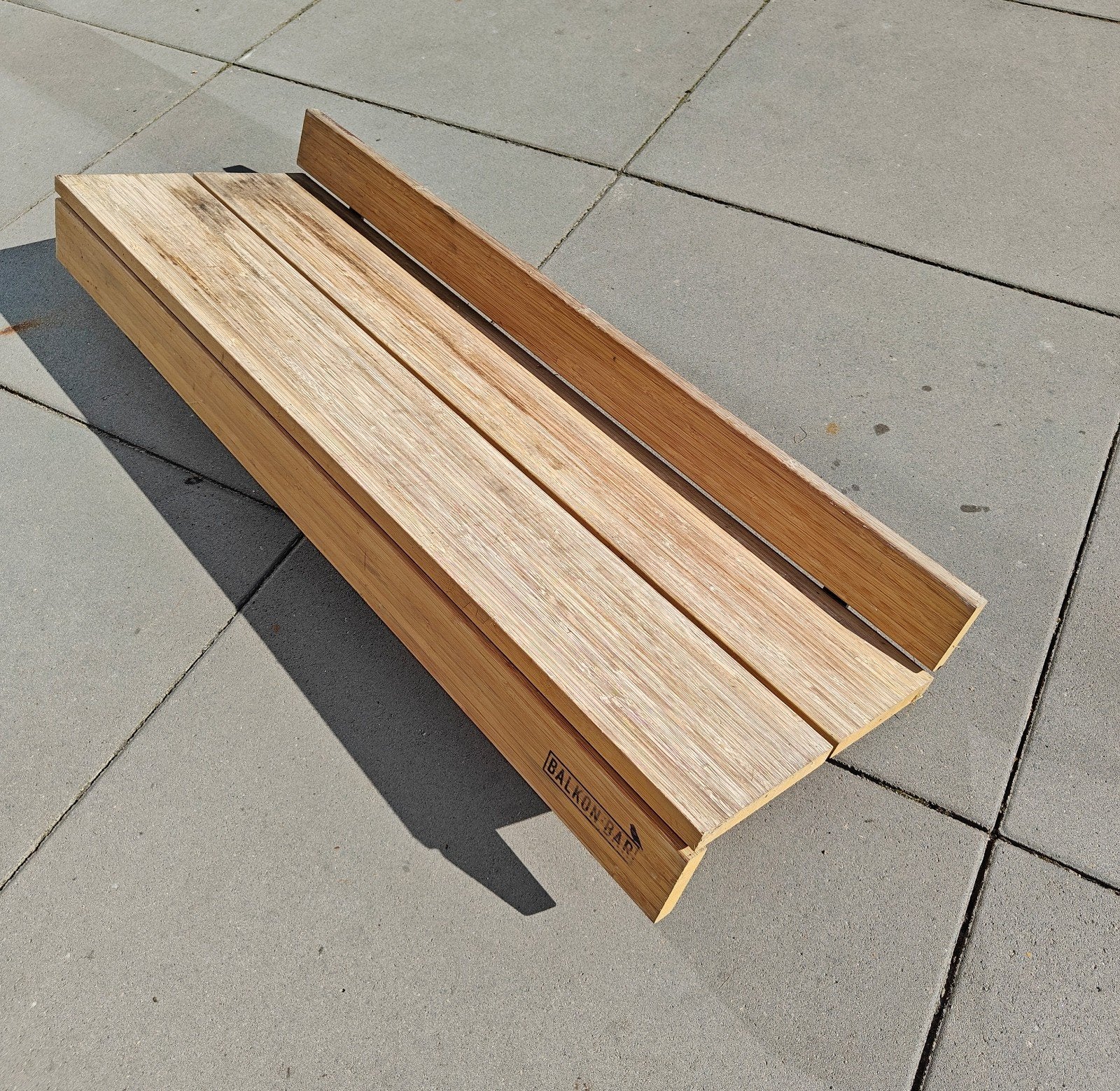 Balkon bar / bureau voor buiten, Ophalen of Verzenden, Gebruikt
