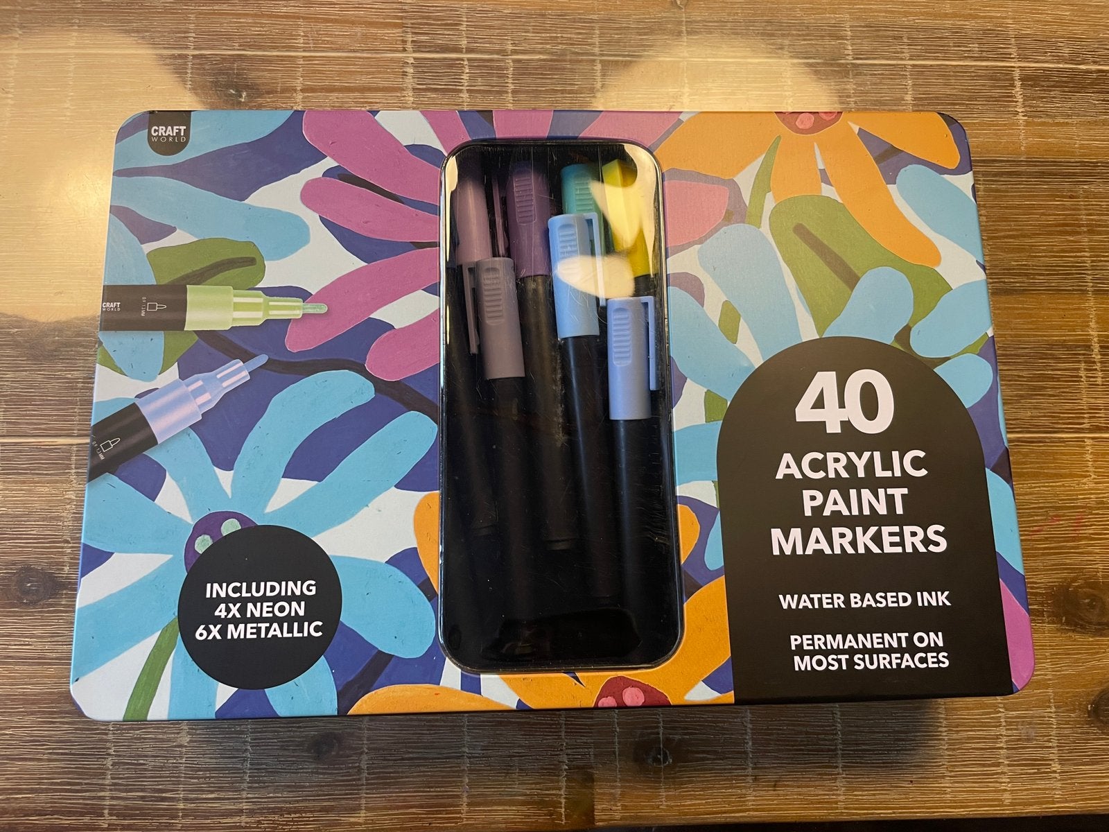 Zgan set acryl paint markers 40 stuks soort posca’s, Ophalen of Verzenden, Zo goed als nieuw, Potlood of Stift