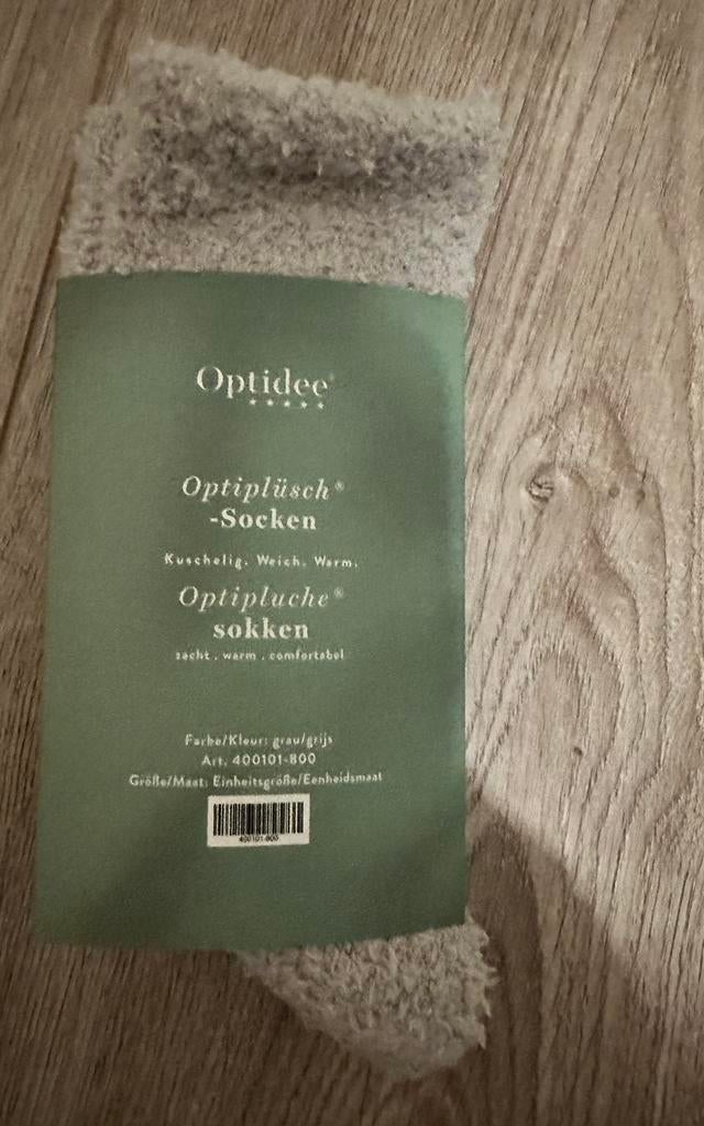 Optidee optipluche sokken 1 maat. Nieuw, Sokken en Kniesokken, Nieuw, Overige maten, Ophalen of Verzenden