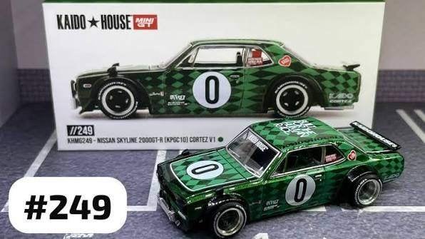 Nissan Skyline 2000GT-R (KPGC10) #0 "Cortez V1" Groen 1:64 K, Tschuiten@hotmail.com, Duitsland, Auto, Nieuw