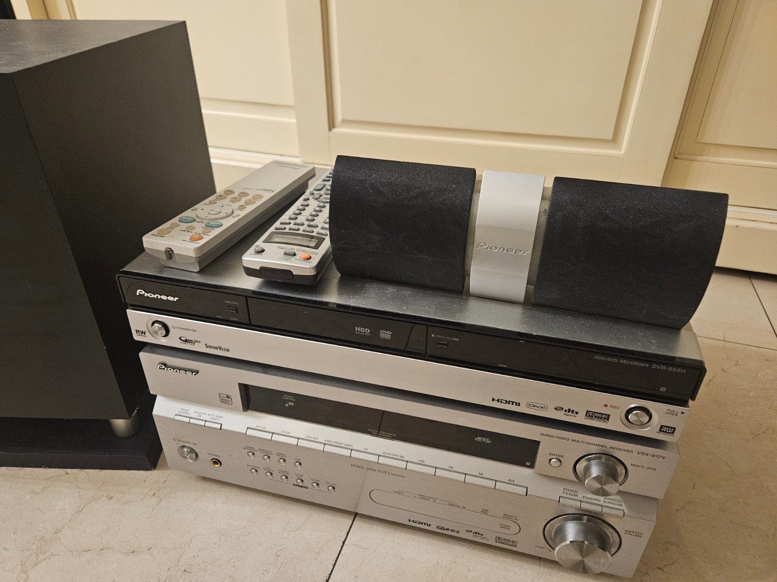 Pioneer Home Cinema Set: Receiver, Subwoofer, DVR & Speakers, Ophalen