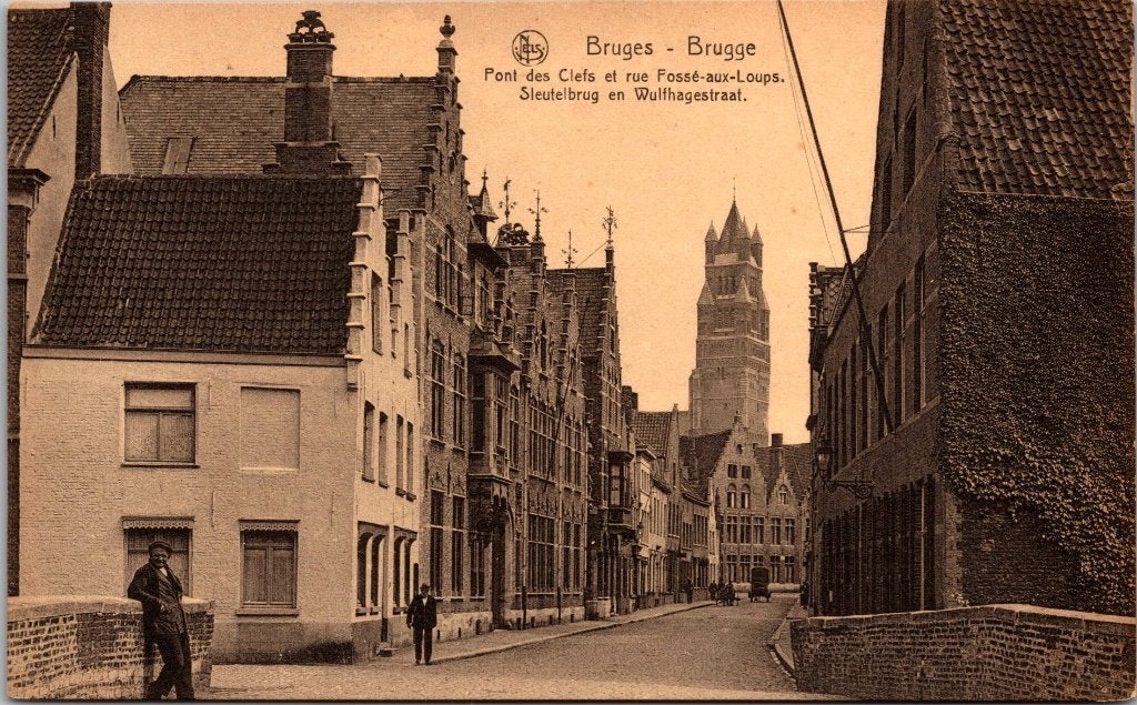 Brugge België - 12 antieke postkaarten Nels XIII, Verzenden, 1920 tot 1940, Gelopen, West-Vlaanderen