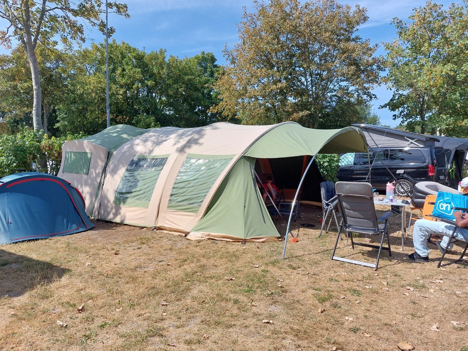 Cabanon Chamonix vouwwagen mer keuken, Aanwezig, Meer dan 6, Groen, Cabanon