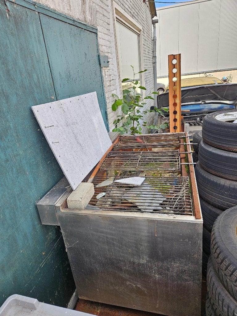 industriële barbecue te koop, Ophalen, Gebruikt