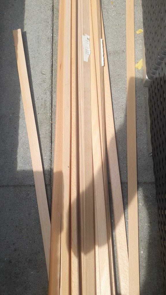 beuken parketlatten, Overige typen, Nieuw, Minder dan 5 m², Hout