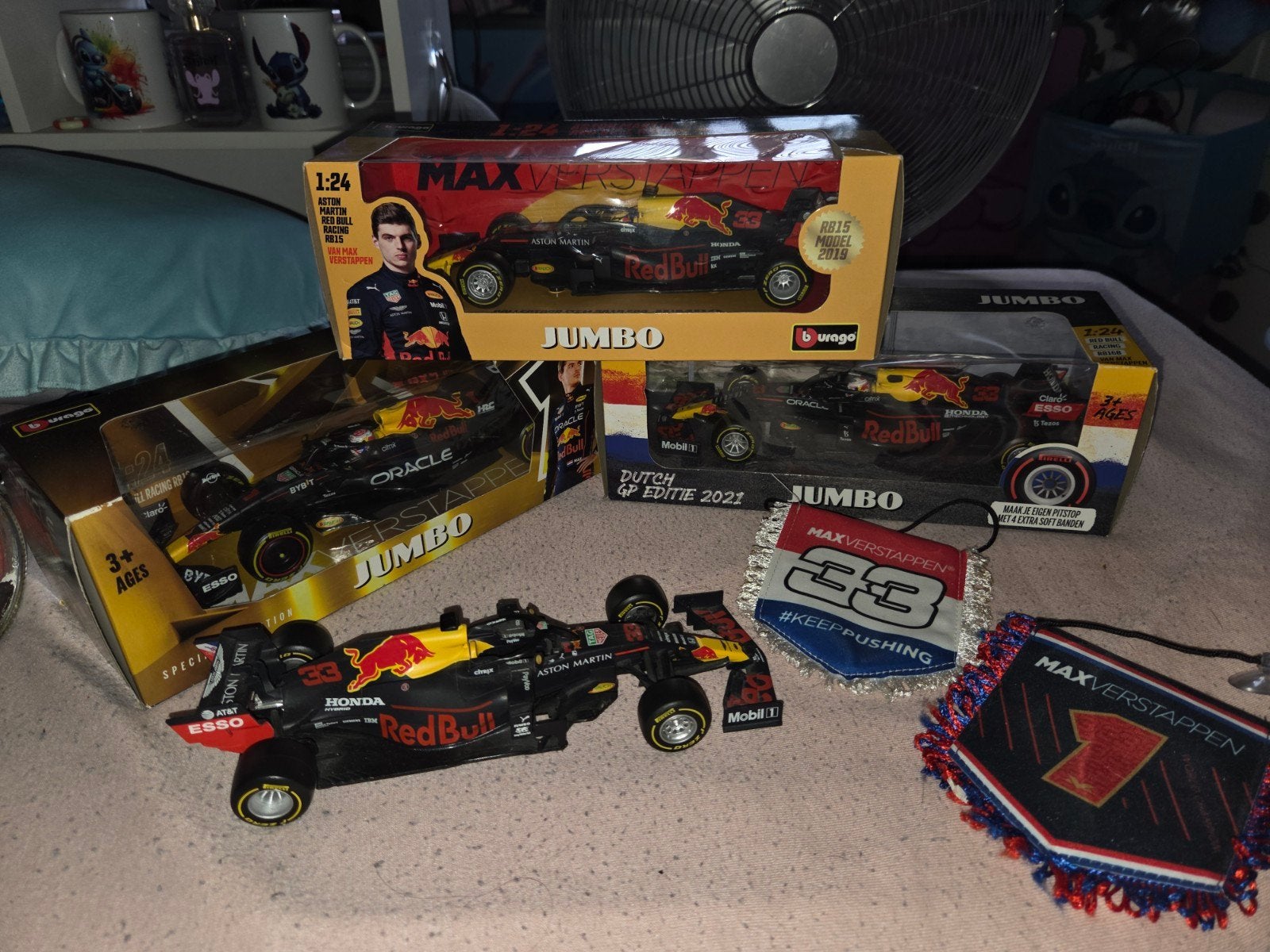 Max Verstappen Red Bull Racing schaalmodellen, Ophalen, Zo goed als nieuw