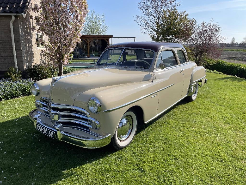 Dodge Cornet | 1950, Auto's, Oldtimers, Achterwielaandrijving, Beige, Grijs, Particulier