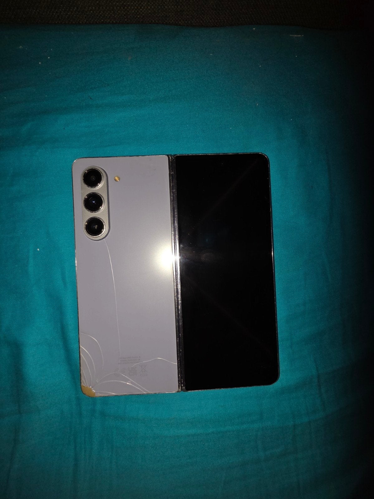 Galaxy Z Fold5 512GB - schermen goed - WiFi/BT los contact, 512 GB, Ophalen, Zwart