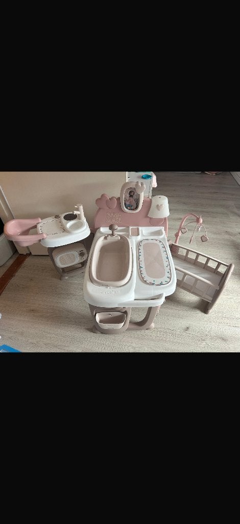 Smoby Baby Nurse Poppenspeelcentrum, Ophalen, Gebruikt, Toebehoren
