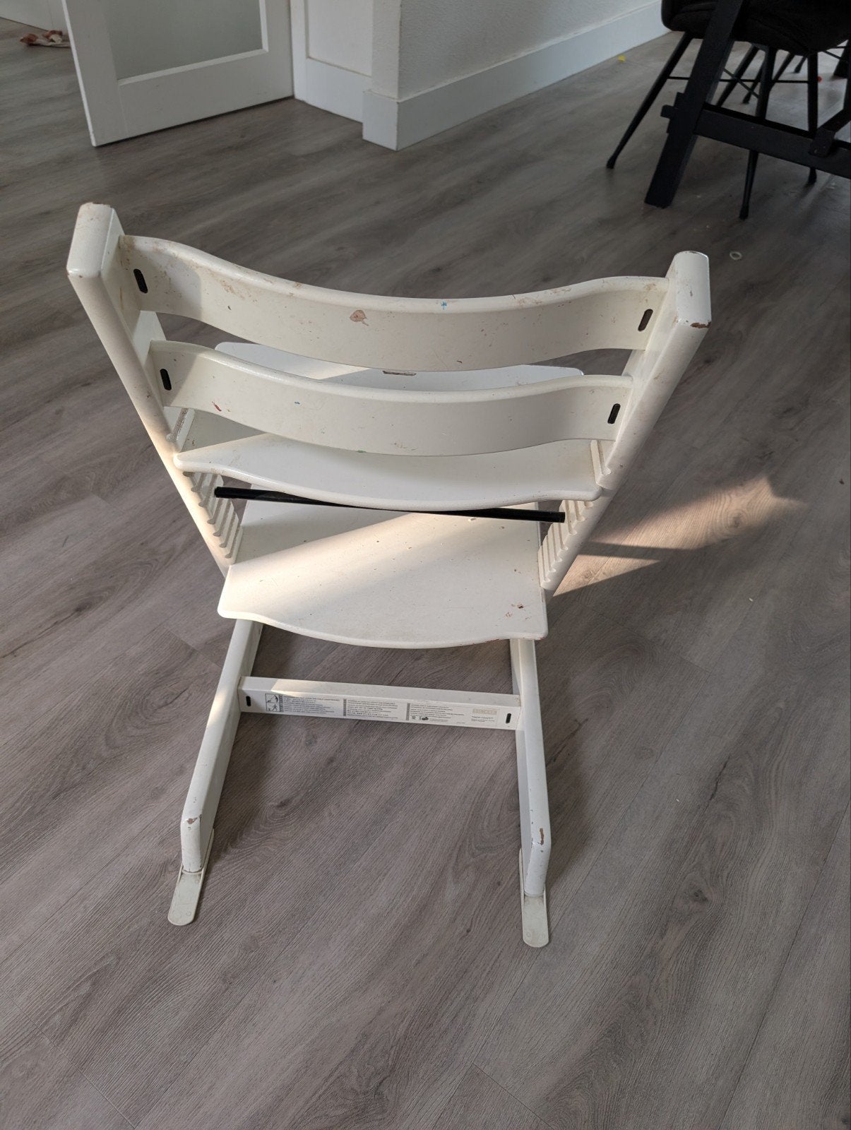 Stokke Tripp Trapp meegroeistoel wit, gebruikt, Ophalen, Gebruikt, Meegroeistoel