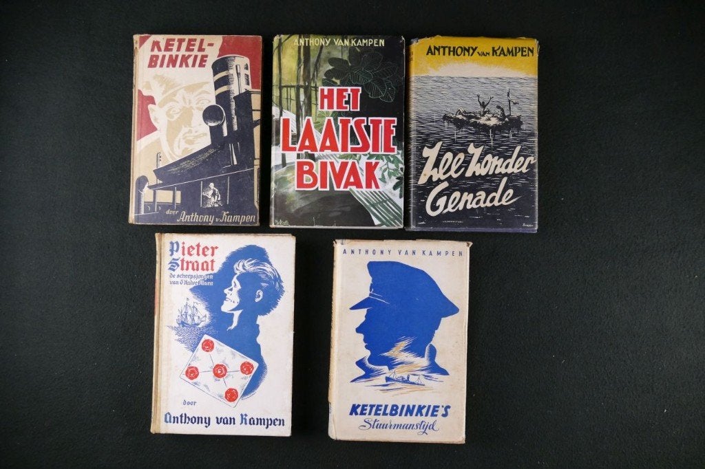 5x boeken Anthony van Kampen: ketelbinkie e.a. (1946-1950), Ophalen of Verzenden, Gelezen