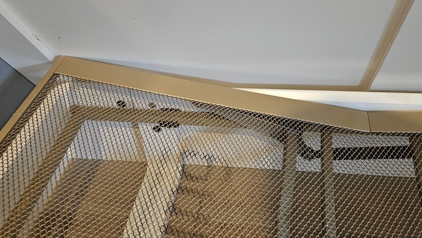 Eenpersoonsbed auping met verstelbare spiraalbodem en ombouw, Huis en Inrichting, Ophalen, 90 cm, Eenpersoons, Wit