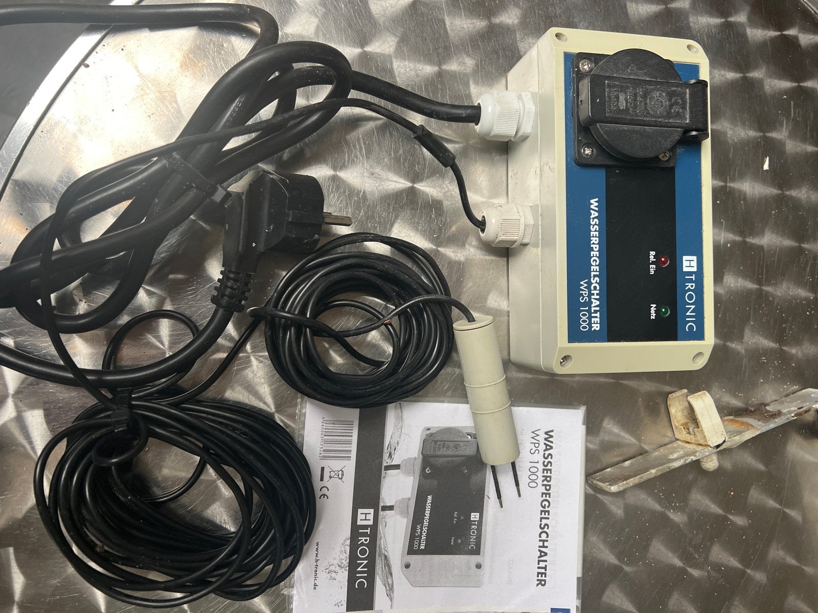 H-Tronic WPS 1000 waterpeilschakelaar, Ophalen