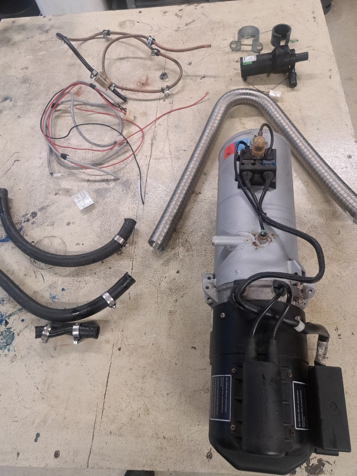 scheepskachel webasto 24v  cv, Ophalen, Gebruikt, Motor en Techniek, Zeilboot of Motorboot