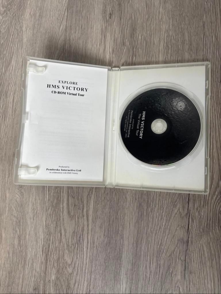 Explore HMS Victory CD-ROM Virtual Tour PC CD-ROM, Puzzel en Educatief, 1 speler, Ophalen of Verzenden, Zo goed als nieuw