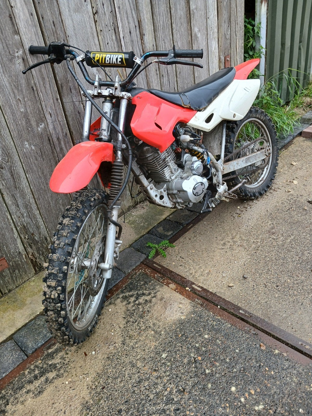 Pitbike 125cc staande cilinder, Ophalen, Pitbike