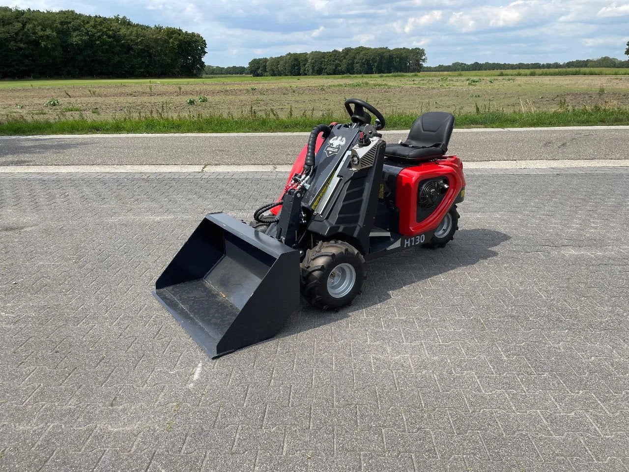 Heracles H130 pro mini shovel NIEUW Benzine of Diesel - vana, Zakelijke goederen, Agrarisch | Werktuigen, Overige, Overige typen