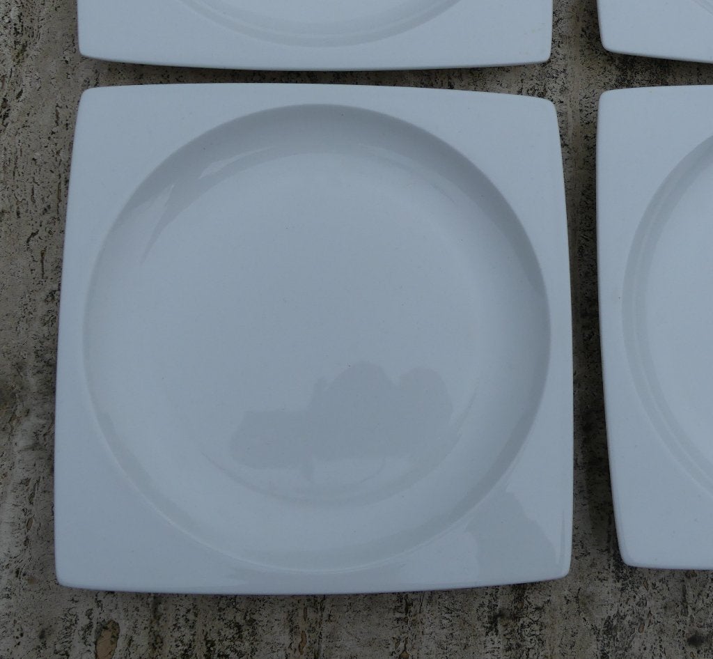 4 x Nieuw Dinerbord Wedgwood PLATO SQUARE, Nieuw, Ophalen of Verzenden, Bord(en), Modern