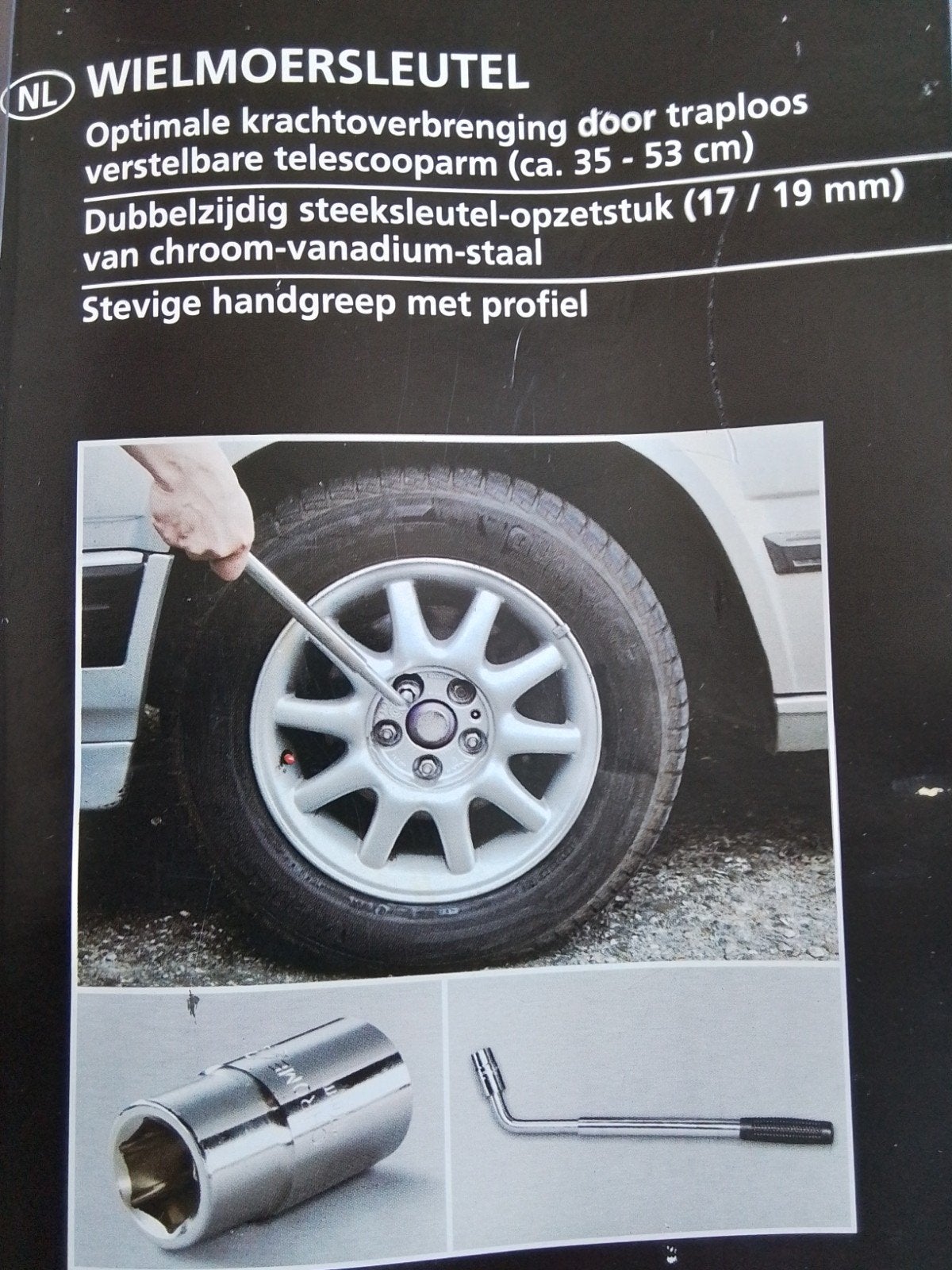 Nieuwe Verstelbare Wielmoersleutel, Ophalen, Nieuw