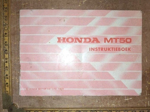 Handleiding Honda MT50    1979, Ophalen of Verzenden, Gebruikt