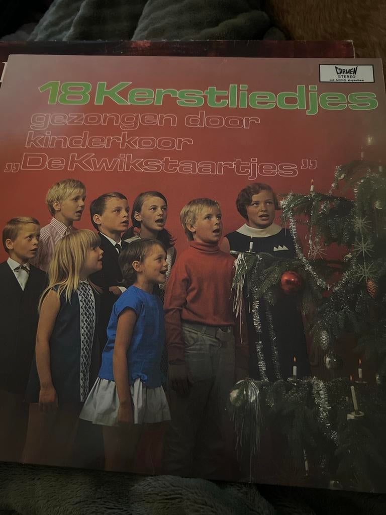 18 Kerstliedjes - Kinderkoor De Kwikstaartjes LP, Ophalen of Verzenden, Gebruikt