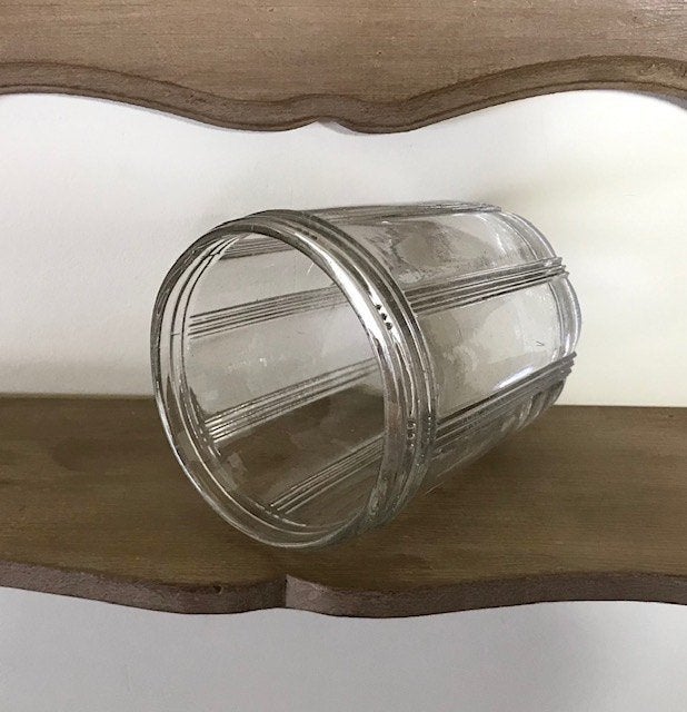 Antieke Franse jampot confiture pot groot model, Ophalen of Verzenden