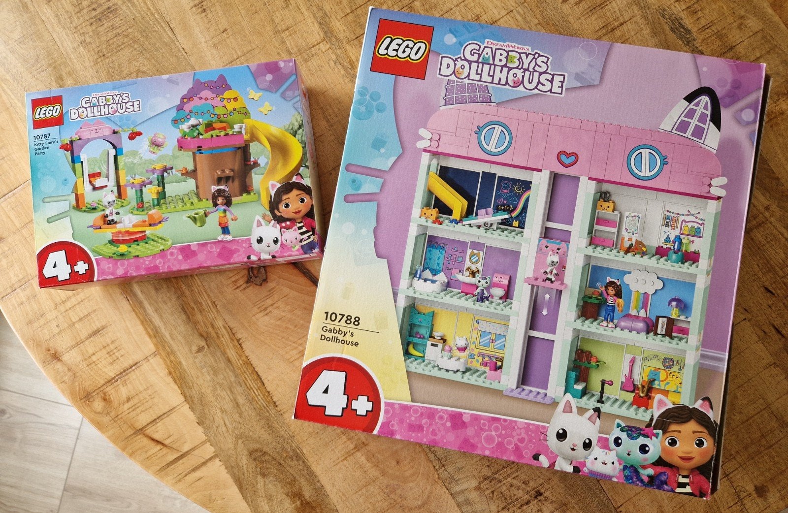 LEGO Gabby's Poppenhuis 10788 & Kitty Fairy's Garden 10787, Ophalen, Zo goed als nieuw, Overige merken