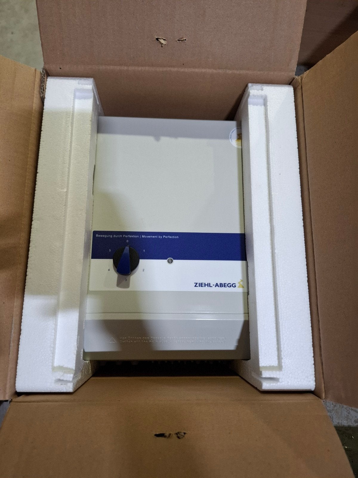 2x Ziehl Abegg 5 standen schakelaar/trafo, Ophalen of Verzenden, Nieuw, Ventilator en Afzuiger