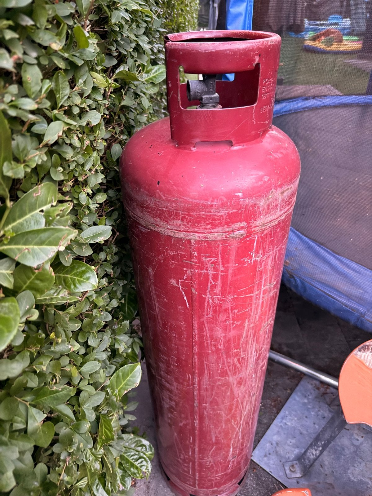 Gasfles statiegeld of DIY bbq, Ophalen, Gebruikt