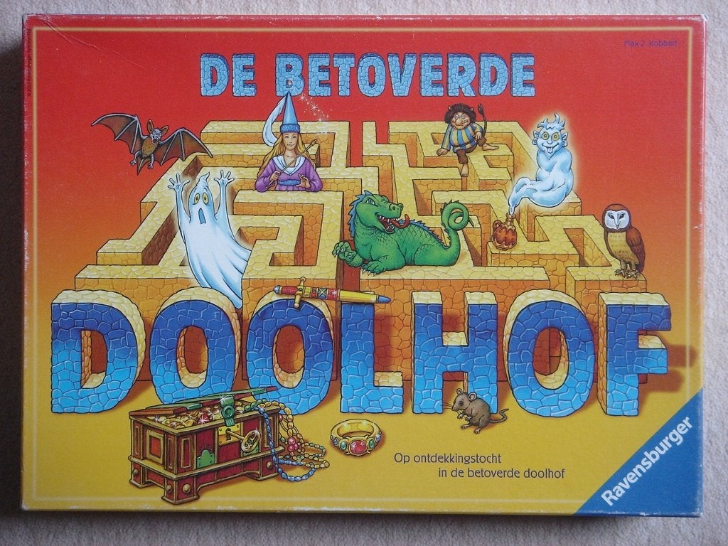 LEUK: De betoverde Doolhof - versie 2 - KINDERSPEL, Hobby en Vrije tijd, Gezelschapsspellen | Bordspellen, Een of twee spelers