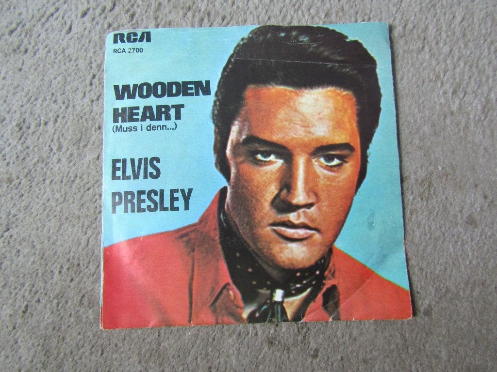 Vinyl single: Elvis Presley: Wooden heart ALLEEN OPHALEN, Ophalen, Gebruikt, 10 inch, Pop