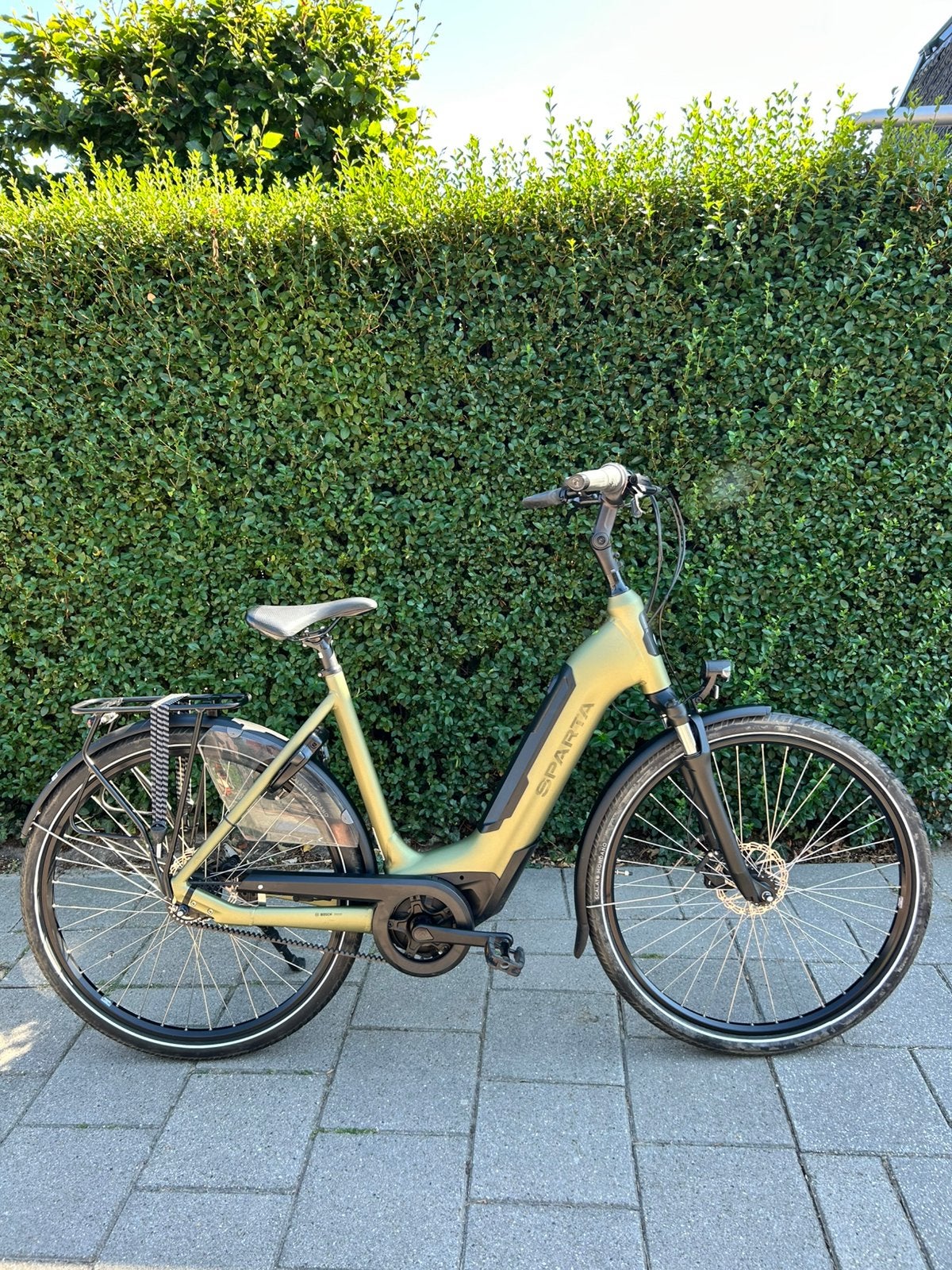 Sparta C-Grid Ultra Olive 56cm| 500Wh | Slechts 1.755 km, Ophalen, Heerenveen, Sparta, Zo goed als nieuw