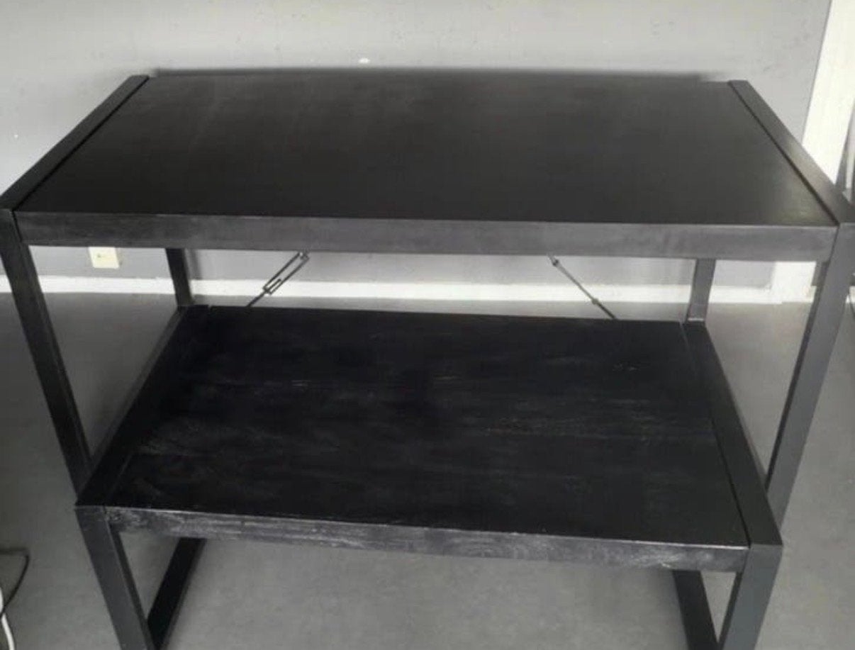 Mango houten eettafel en salontafel set, Ophalen of Verzenden, Gebruikt, Overige houtsoorten